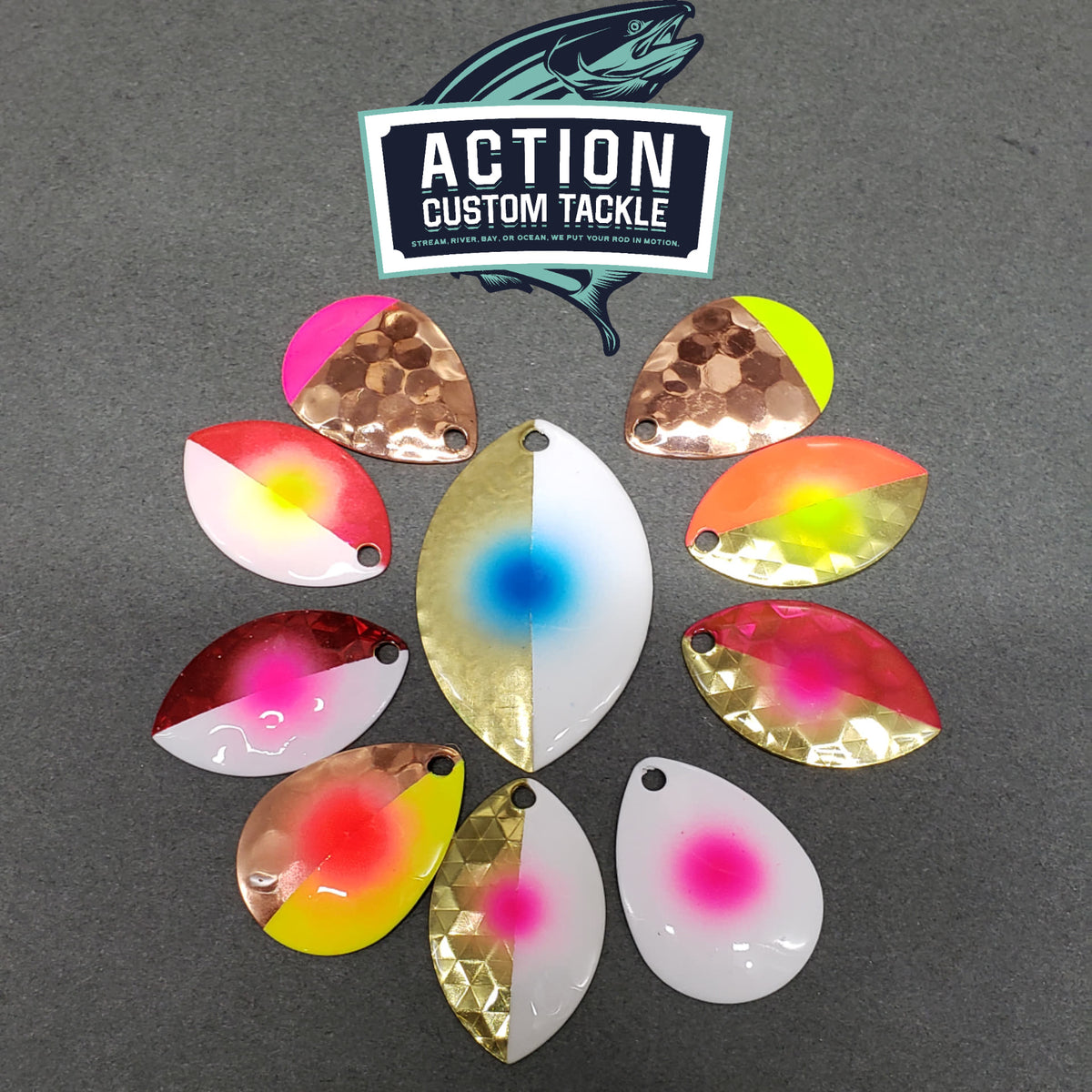 Salt Water Blades – Action Custom Tackle